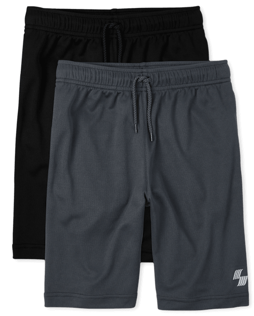 Boys' Athletic Mesh Basketball Shorts