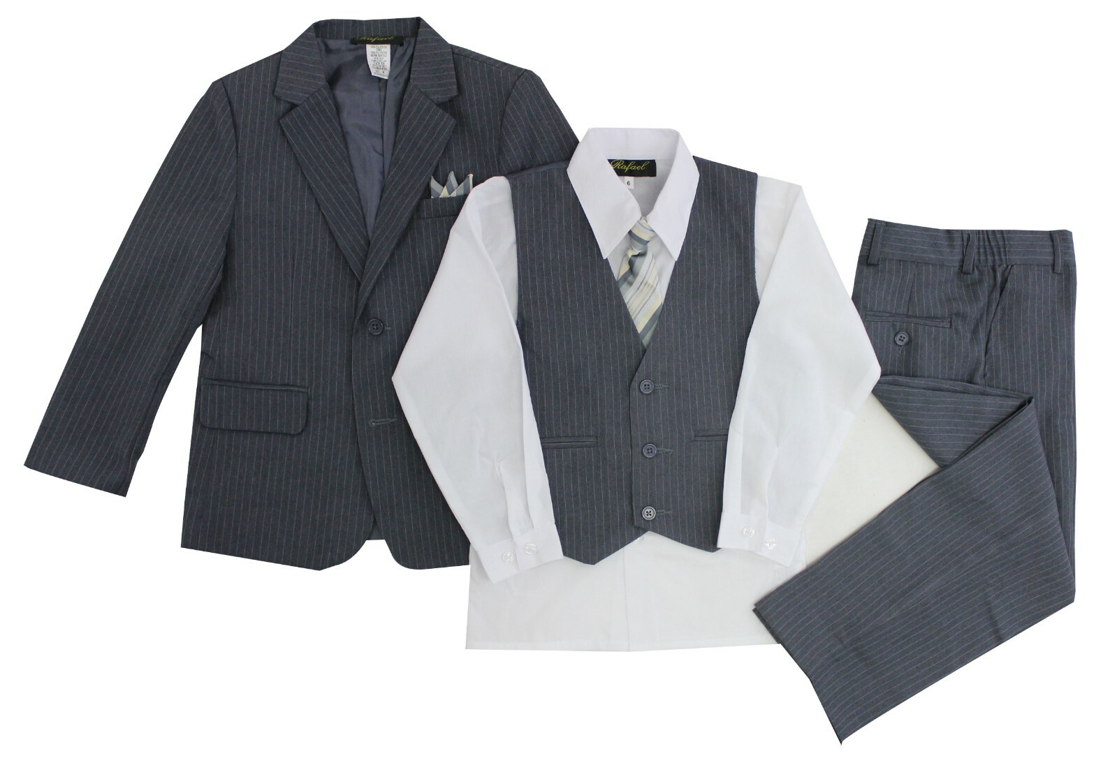 Boys' Two-Piece Pinstripe Suit Set