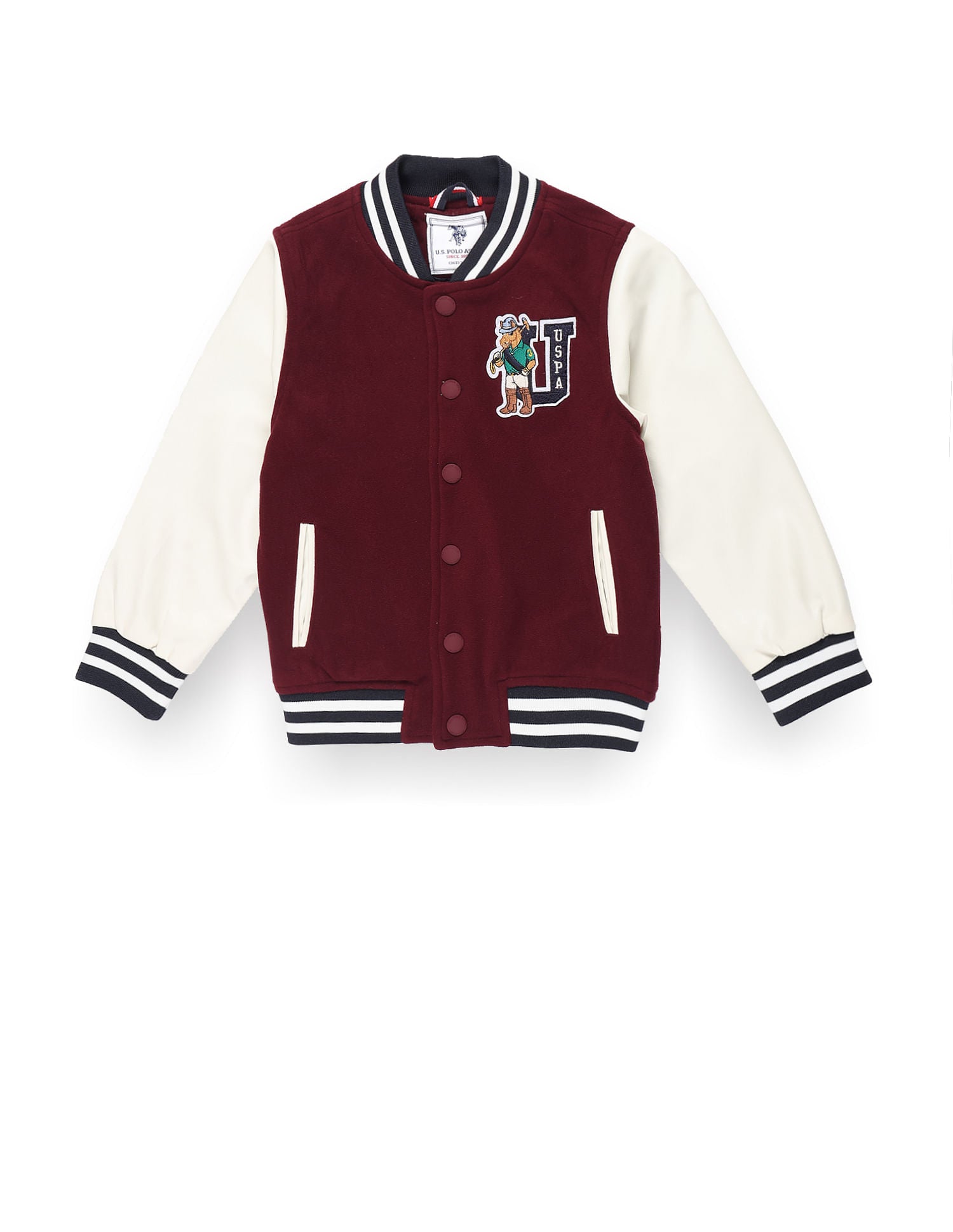Boys' Varsity Letterman Bomber Jacket