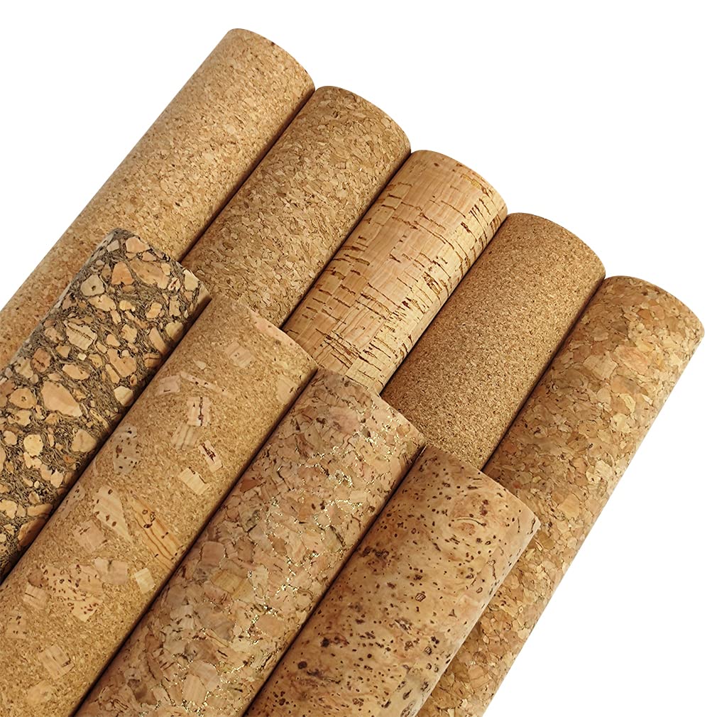 Cork Leather Fabric Sheets