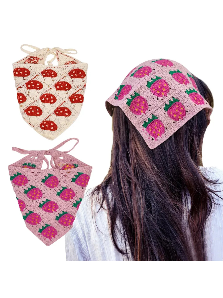 Girls' Crochet Hair Bandana