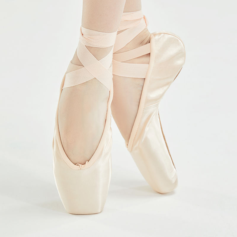 Girls' Satin Ballet Pointe Shoes