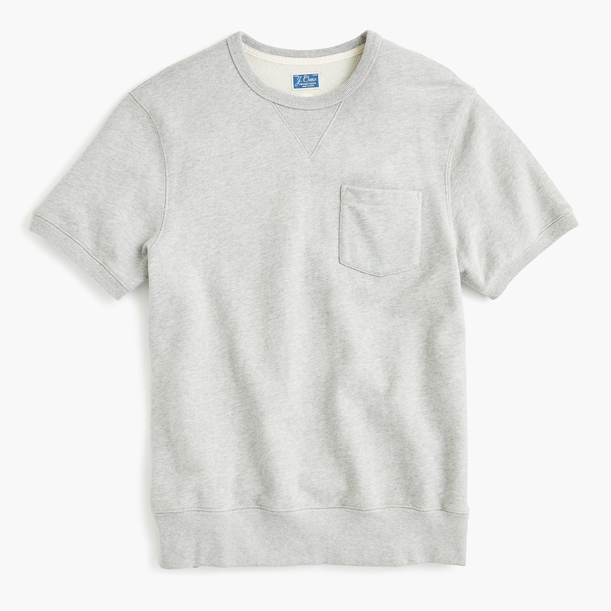 Men's French Terry Short Sleeve Sweatshirt