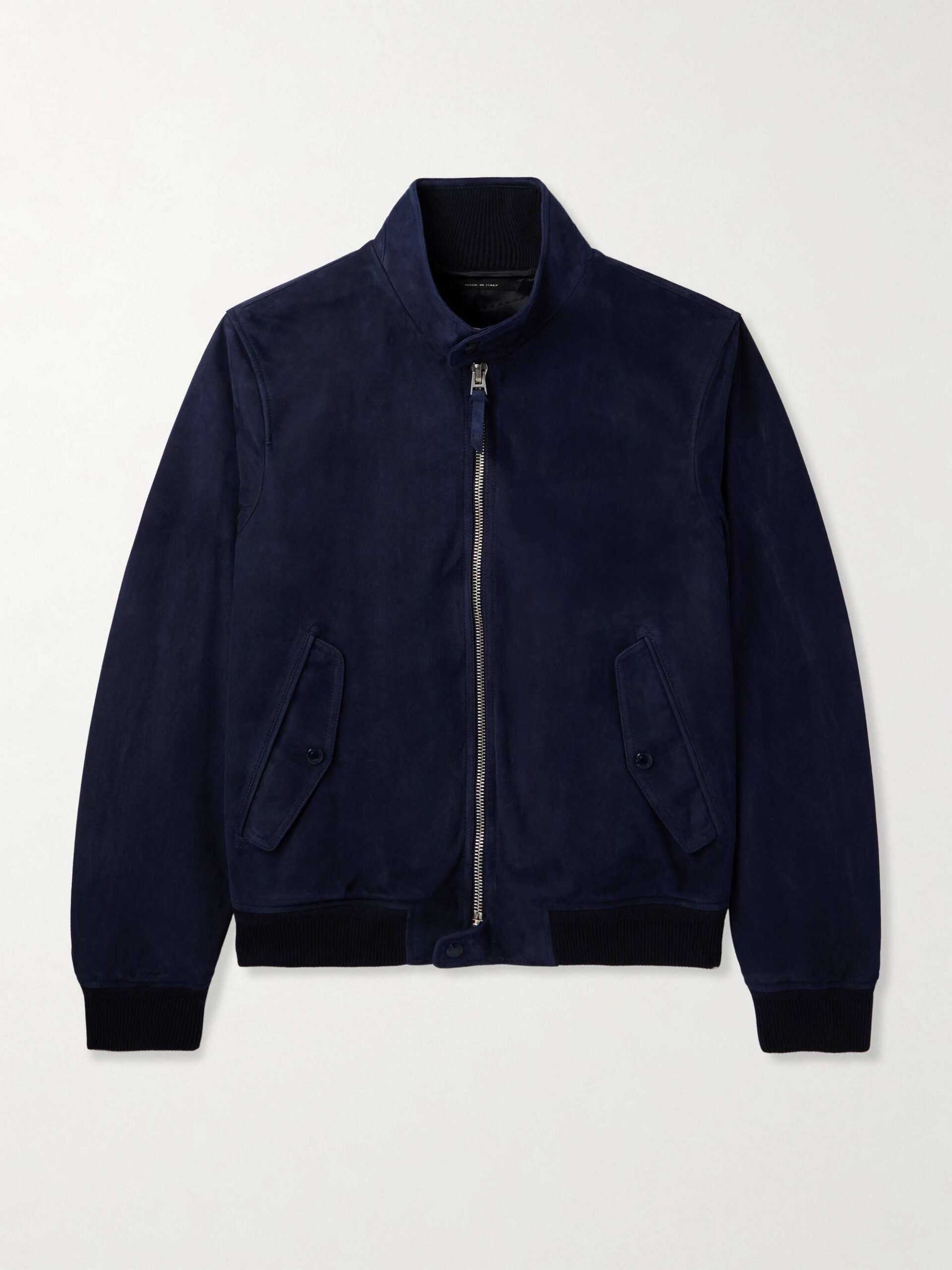 Men's Suede Harrington Jacket