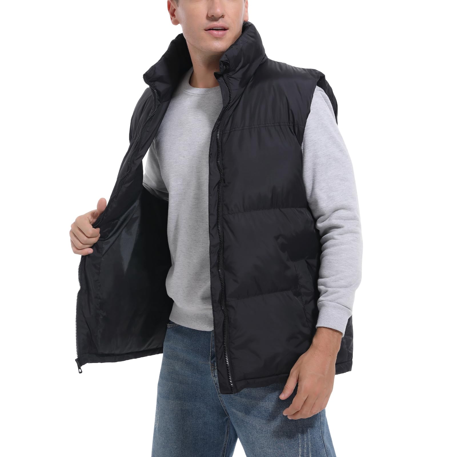 Men's Water-Resistant Puffer Vest