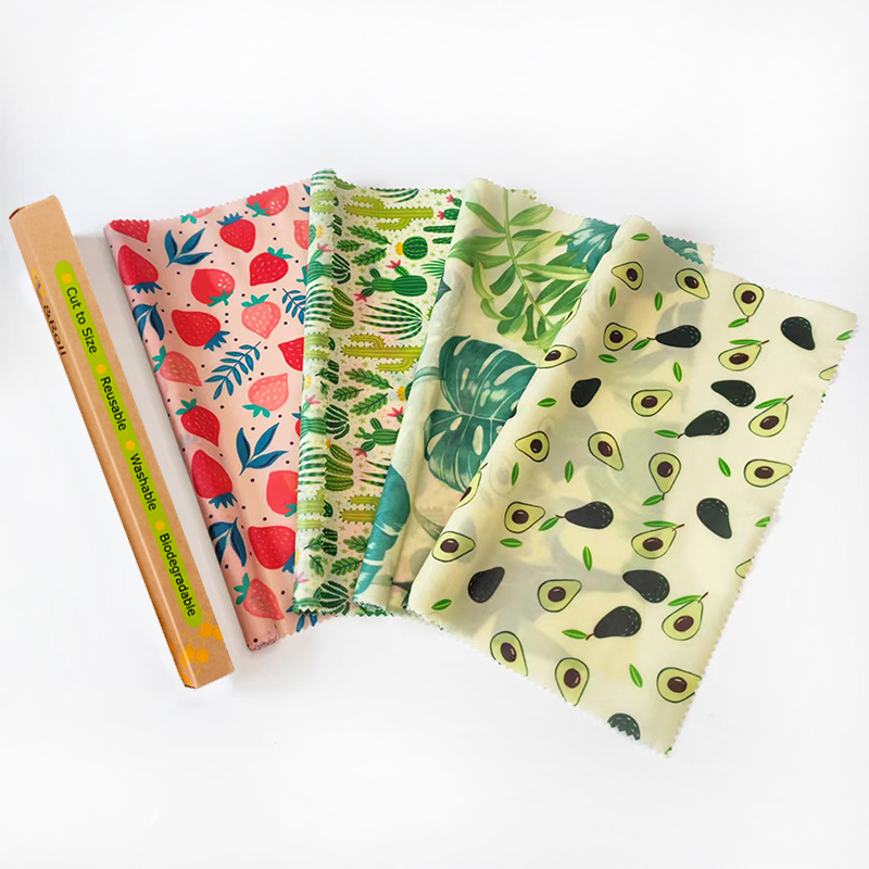 Reusable Beeswax Food Wrap Fabric