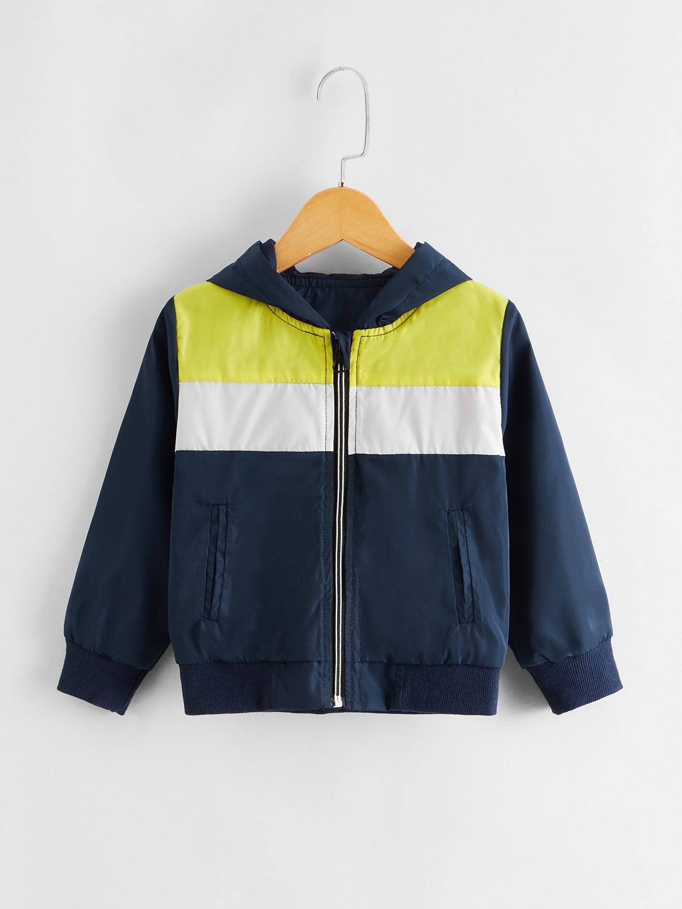 Toddler Boys' Colorblock Windbreaker Jacket