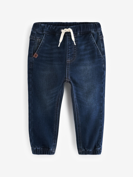 Toddler Boys' Elastic Waist Denim Joggers