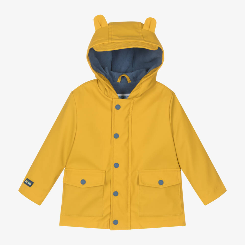 Toddler Boys' Fleece-Lined Raincoat