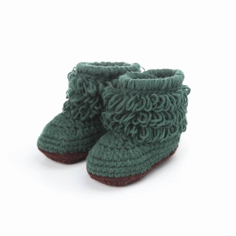 Toddler Girls' Crochet Booties
