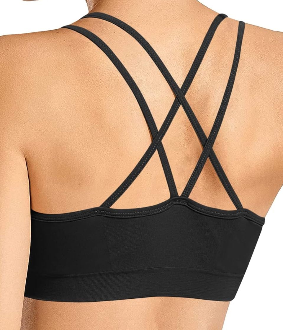 Women's Criss-Cross Back Sports Bra