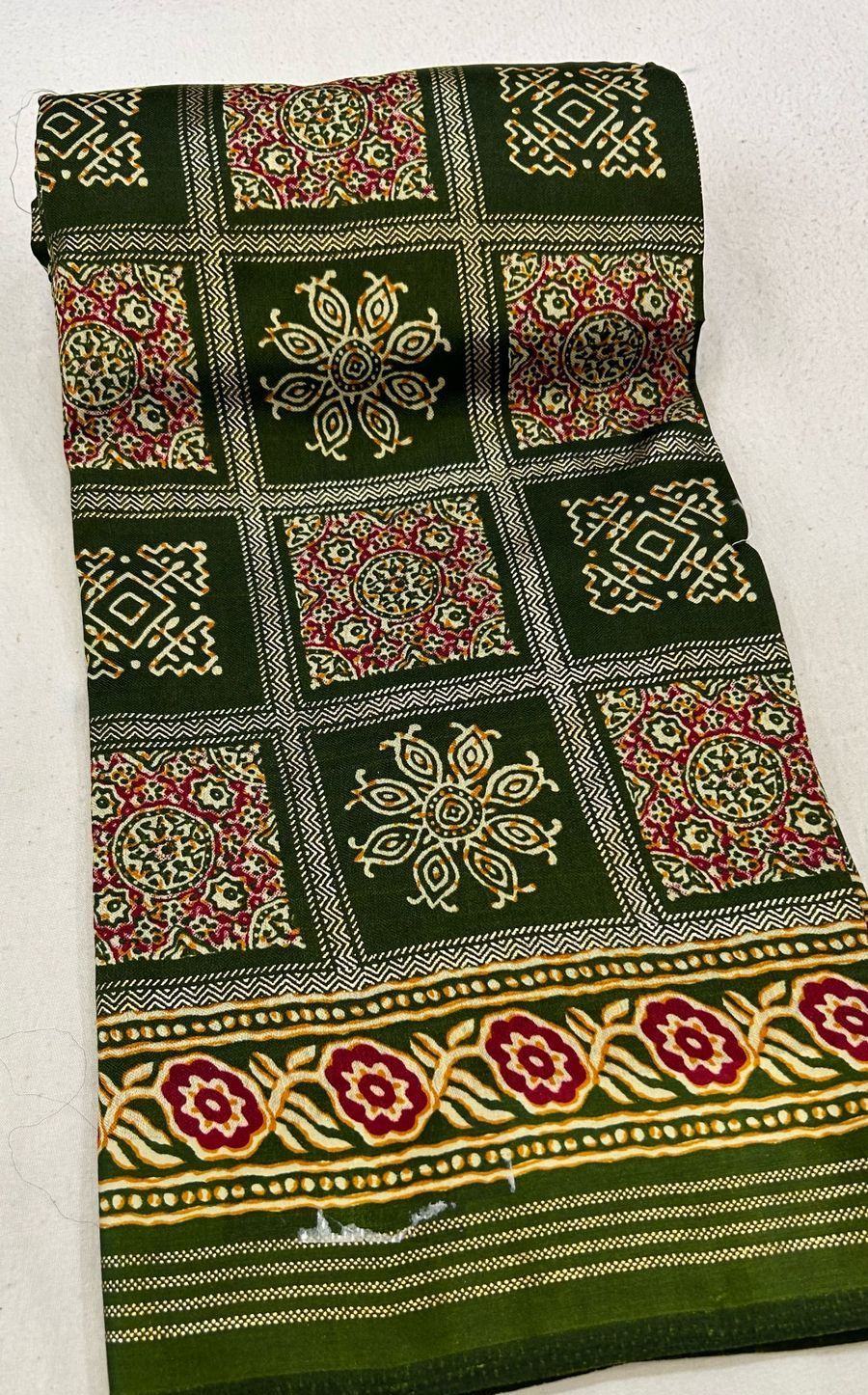 Women's Kalamkari Block Print Dupatta