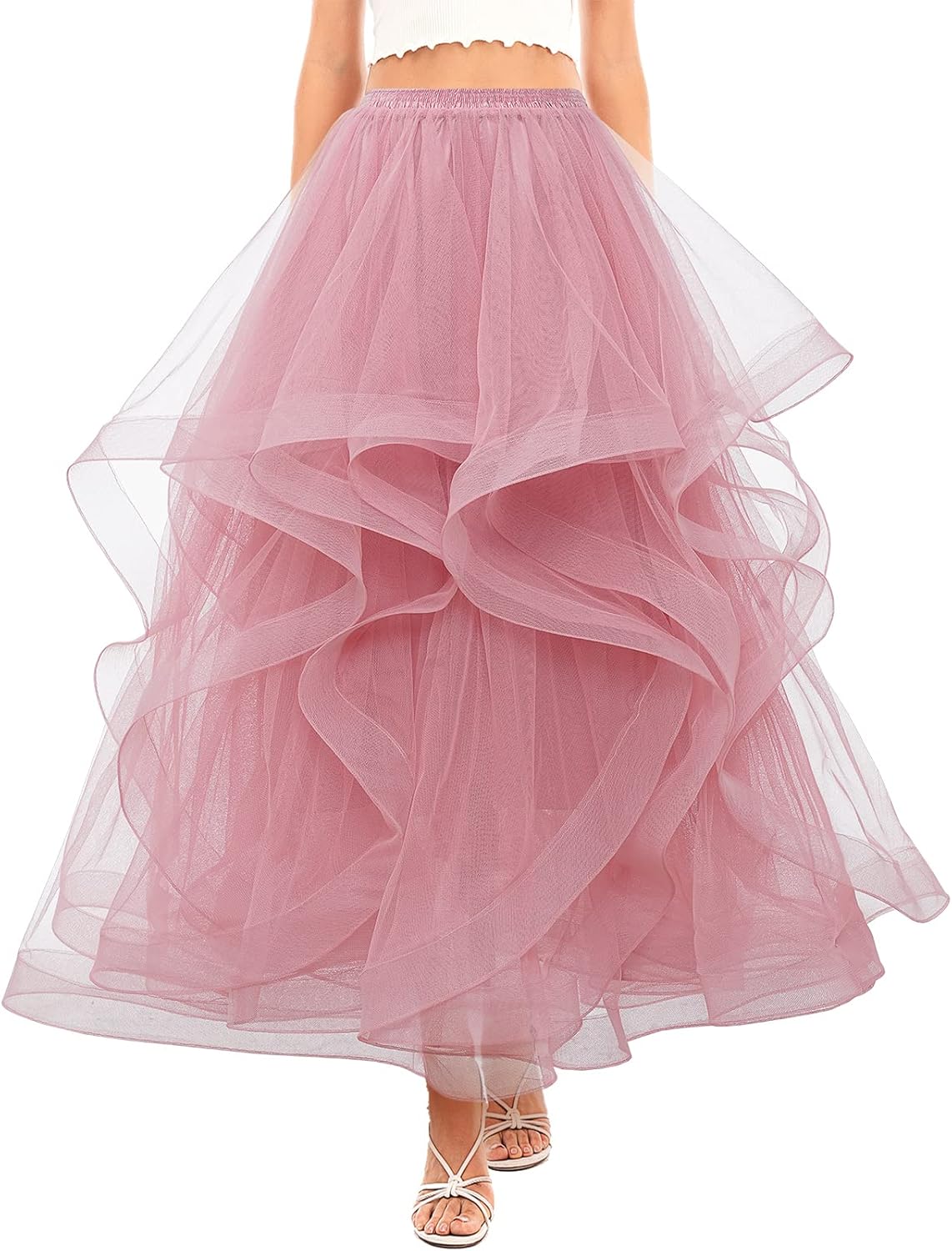 Women's Pre-Wedding Photoshoot Tulle Skirt