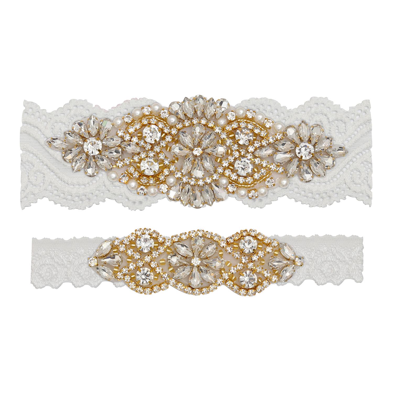Women's Rhinestone Bridal Garter
